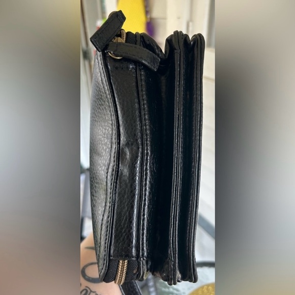 VINTAGE 1999 RELIC LEATHER CROSSBODY ORGANIZER BAG. EUC - B46 - Picture 9 of 11